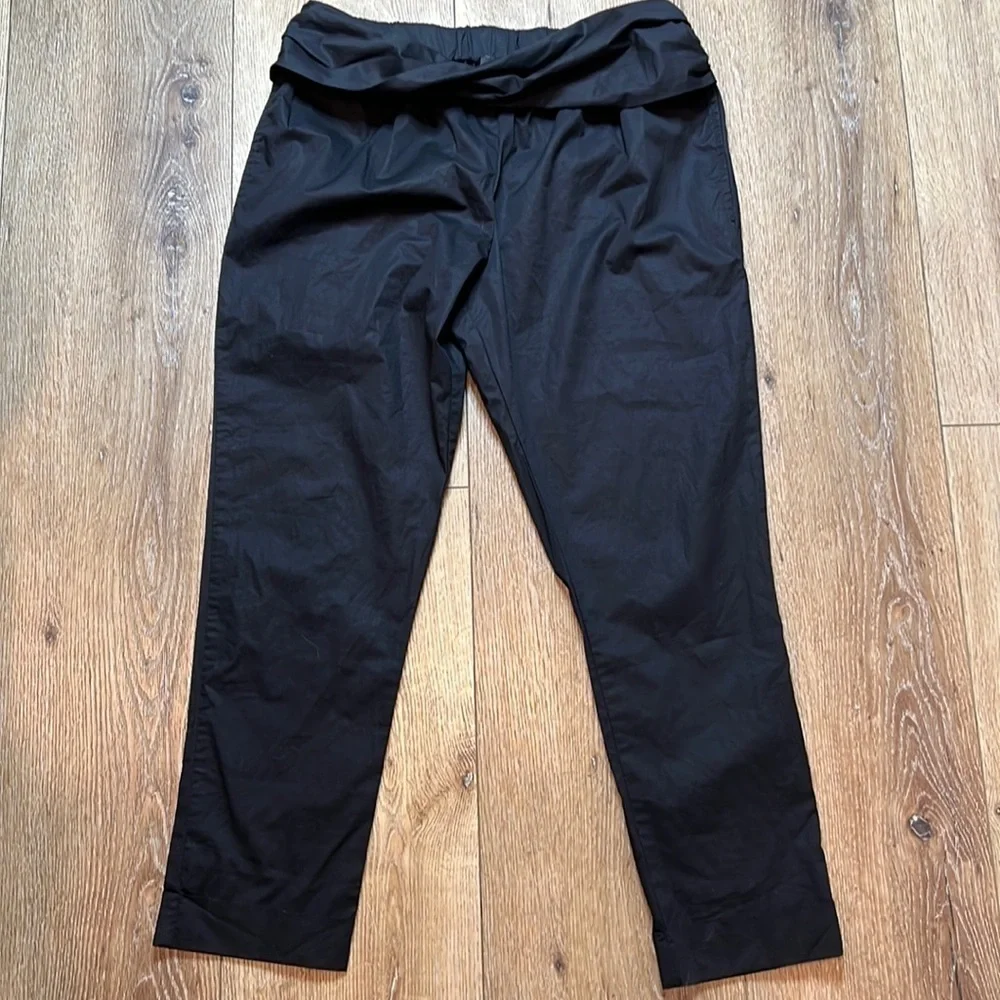 Hatch Black Straight Leg Maternity Pants Size 3/10-12/L - Picture 3 of 11
